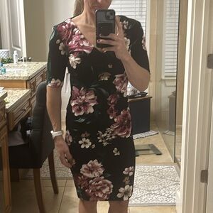 Black Floral Dress